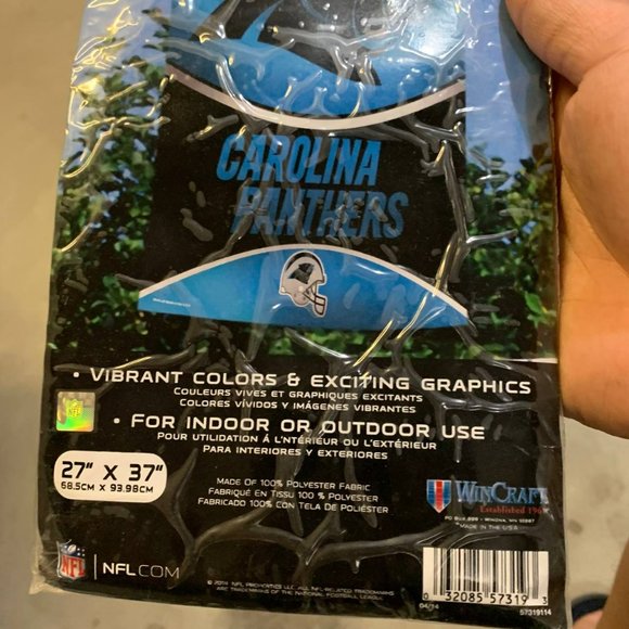 Carolina Panthers NFL Flag‎ Only 27x37 Vertical Flag Banner - Picture 5 of 5